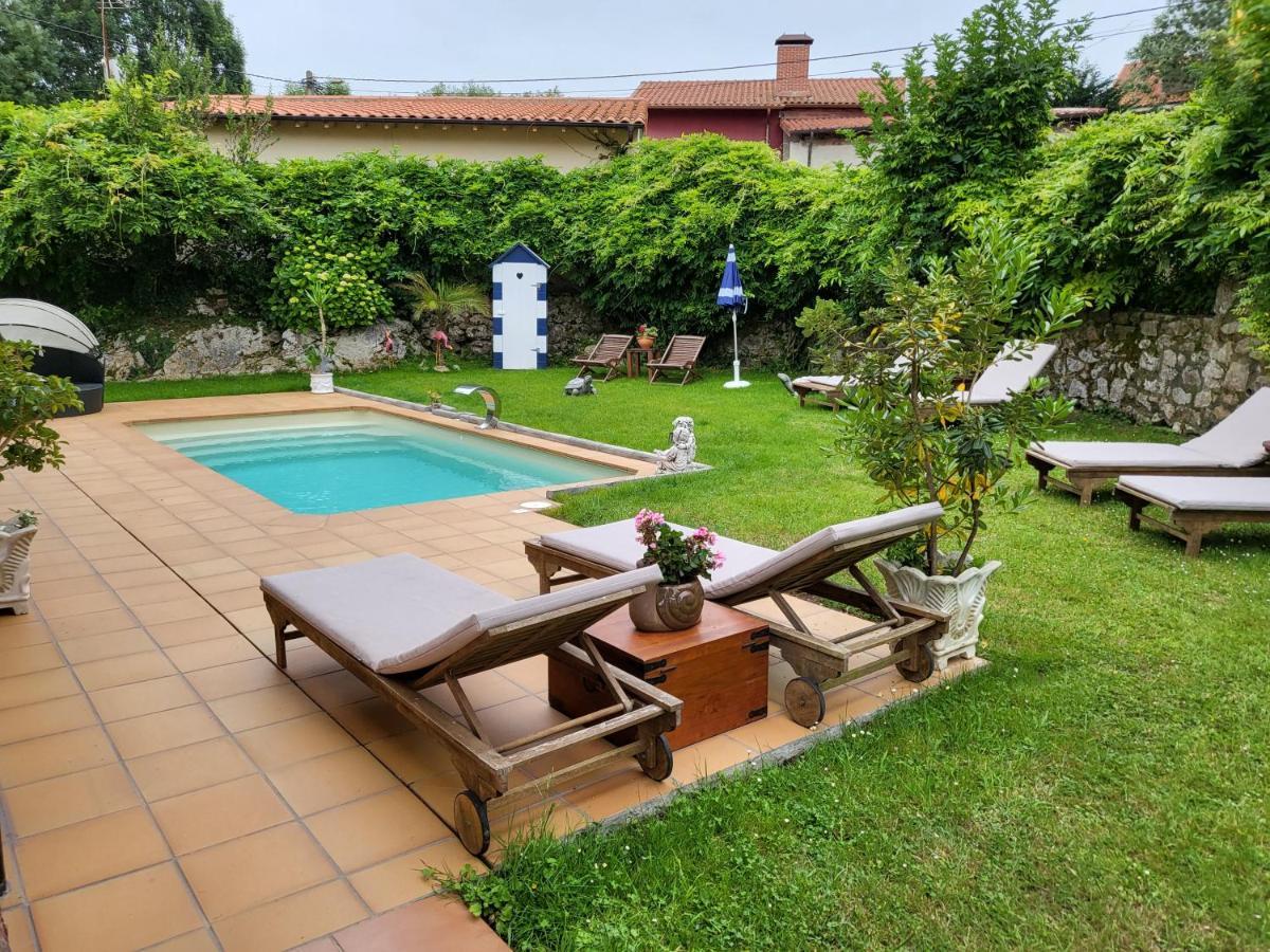 Casa Frente A Los Bufones De Pria Villa Llames de Pría Exteriör bild