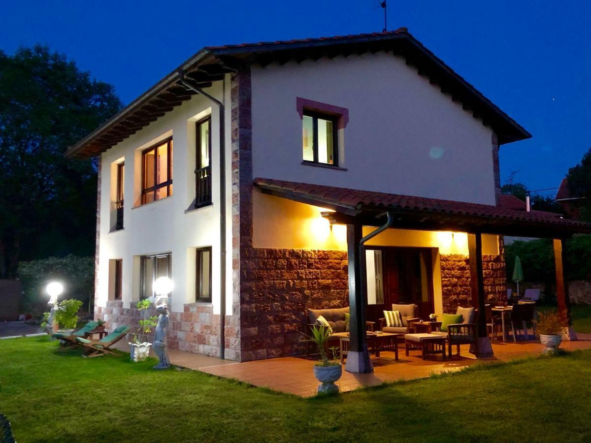 Casa Frente A Los Bufones De Pria Villa Llames de Pría Exteriör bild