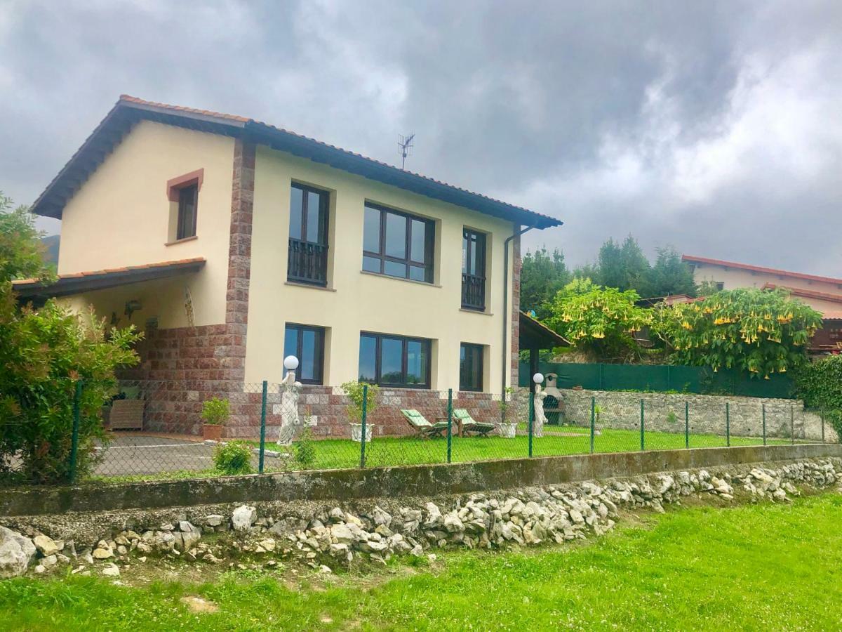 Casa Frente A Los Bufones De Pria Villa Llames de Pría Exteriör bild