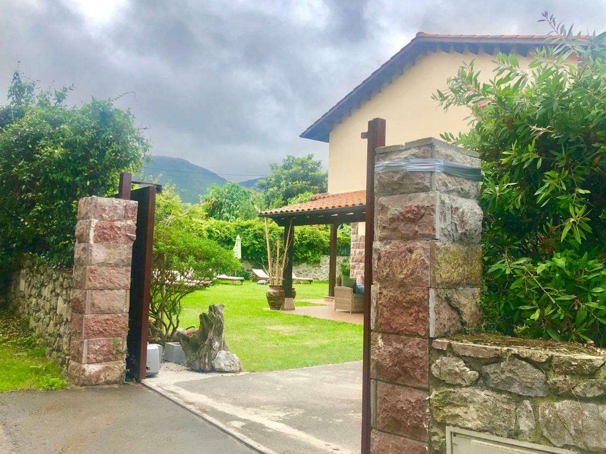 Casa Frente A Los Bufones De Pria Villa Llames de Pría Exteriör bild