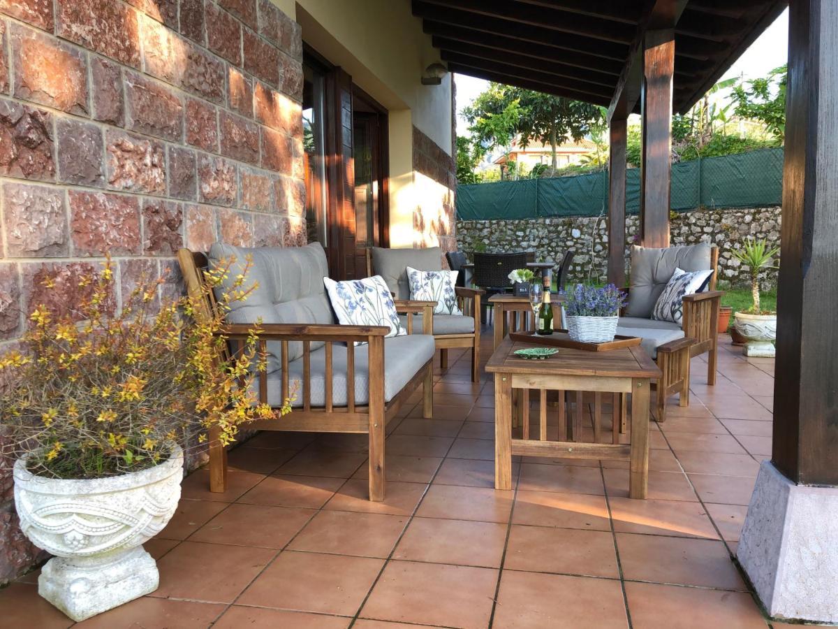 Casa Frente A Los Bufones De Pria Villa Llames de Pría Exteriör bild